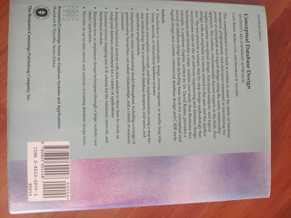 Livro Conceptual Database Design