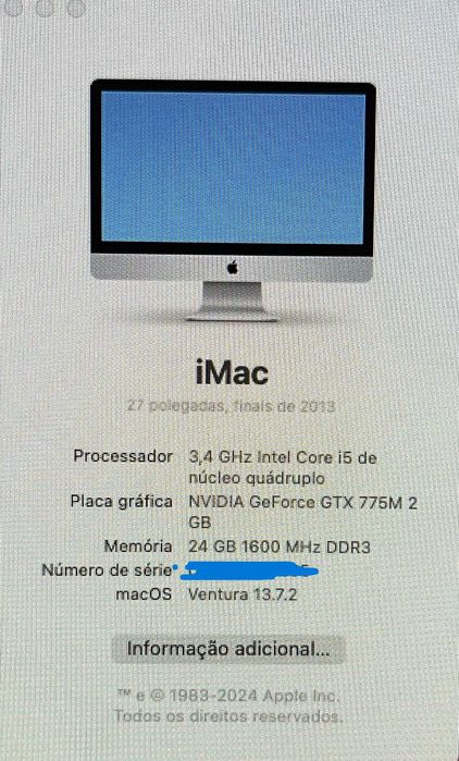 iMac 27 (late 2013)