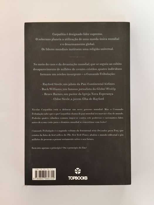 Comando Tribulação - Tim LaHaye Jerry B.Jenkings - TOPBOOKS