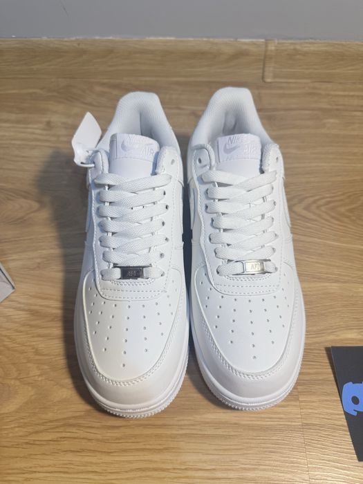 buty af1 nowe biale