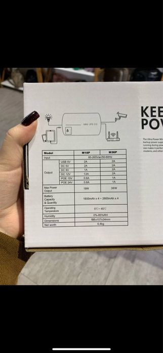 Безперебійник міні UPS