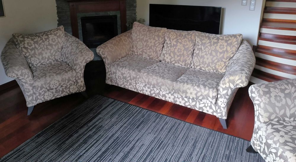 komplet mebli wypoczynkowych, kanapa i dwa fotele, Aris Concept