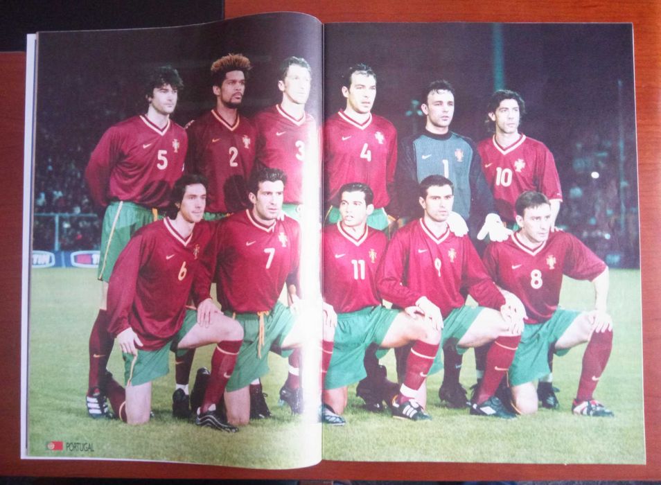 Revista do jornal o jogo de apresentação do europeu de futebol 2000