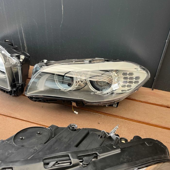 Комплект передних фар БМВ BMW F10 F11 рест дорест xenon lci full led