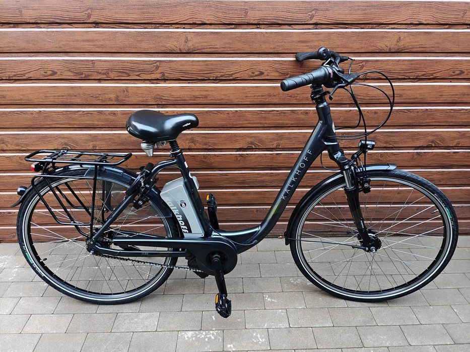 Jesienna PROMOCJA cenowa Rower elektryczny KALKHOFF TASMAN 11AH 400 WH Asystent prowadzenia 50 CM Piękny stan. Hydrauliczne hamulce.
