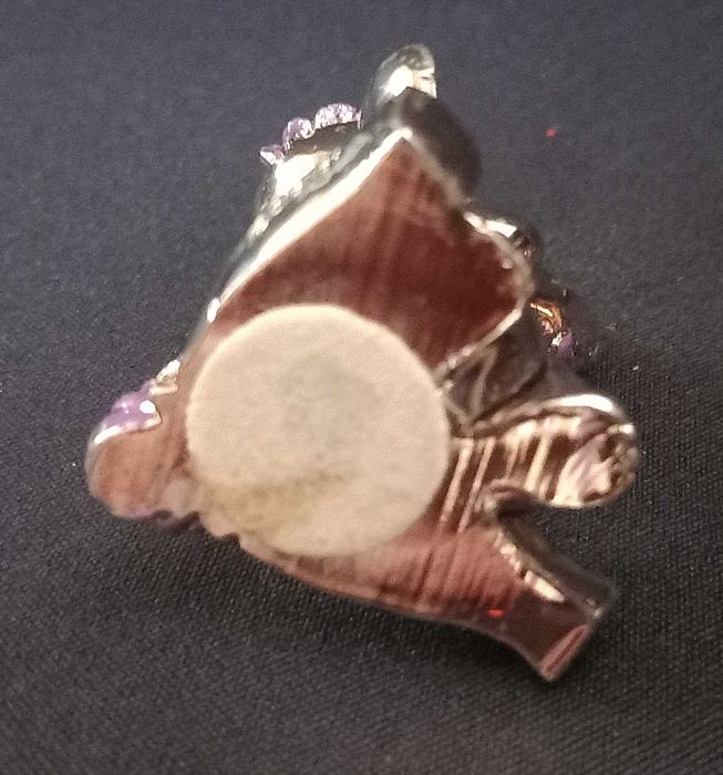 Elefante Dumbo da Disney em prata bilaminada