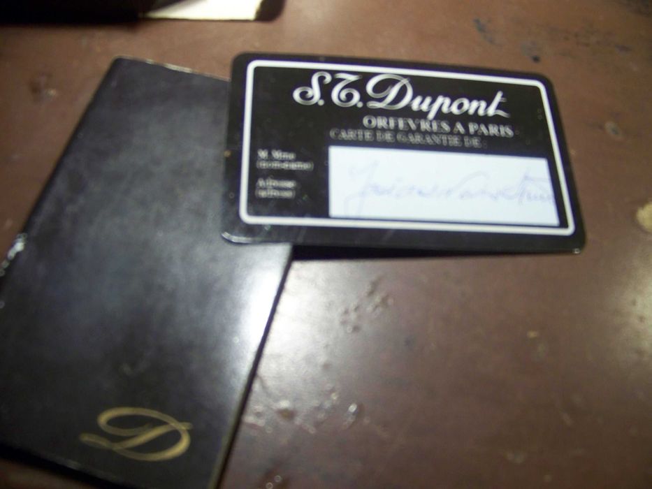 isqueiro dupont em caixa