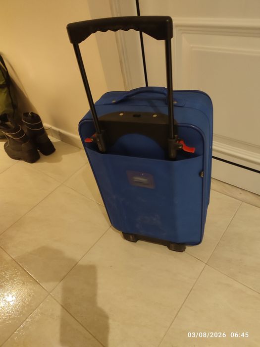 Mala de Viagem Infantil / Trolley "O Coelho Félix" (Die Spiegelburg) – Azul