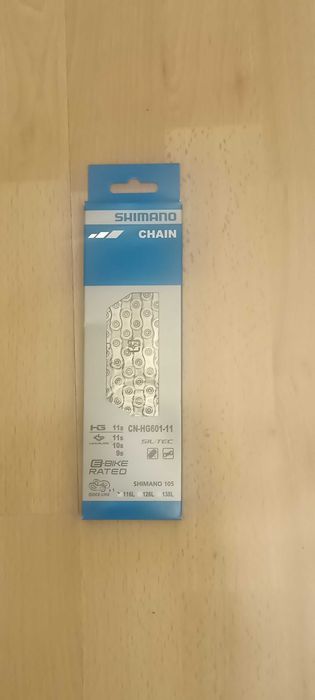 Lancuch rowerowy Shimano CN-HG601 11/(5,5mm)+spinka BOX ORYGINAL