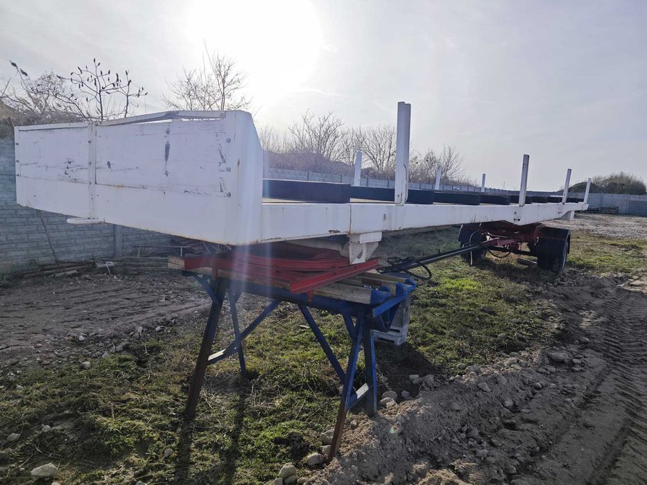 Przyczepa dłużyca dłużycowa SCHARF 4T Naczepa Platforma drewna stali