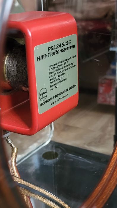 Isophon dla lampy kolumny głośnikowe