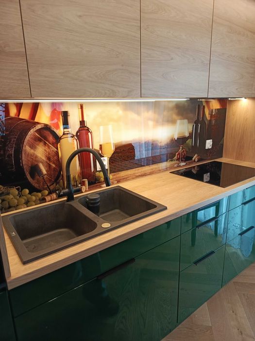 Lustra na wymiar, panele szklane, szkło z grafiką