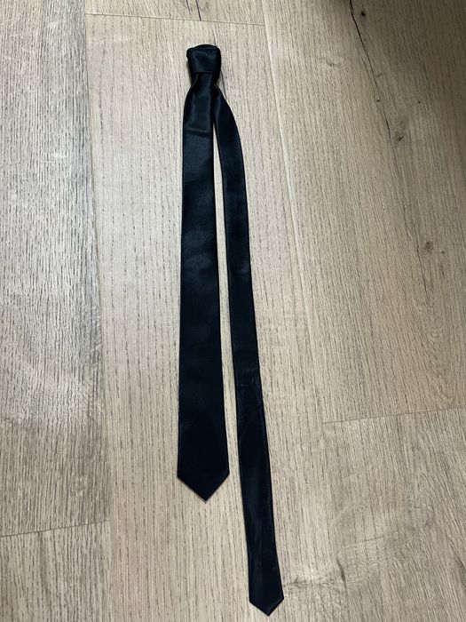 Krawat śledzik czarny