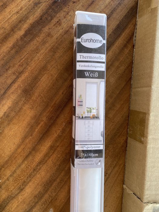 Estore de rolo blackout branco