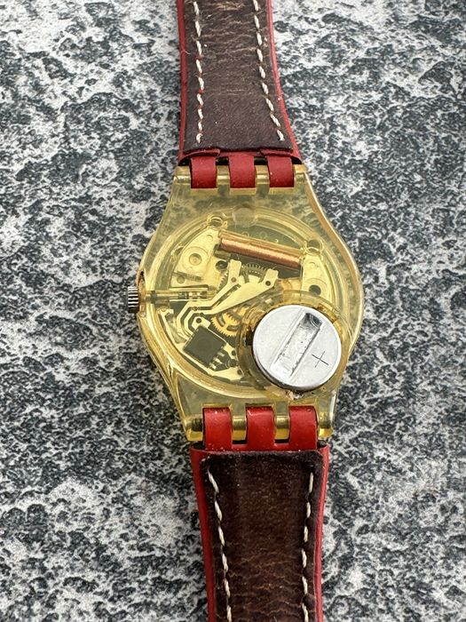 Сет із 2-х годинників Swatch (Swiss Made) — Вінтажна класика