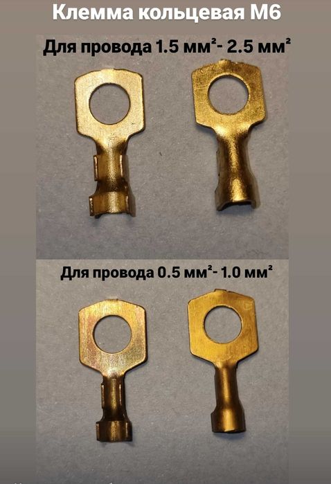 клемма кольцевая М2,5 - М8 KET Korea