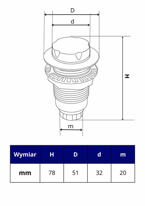 Regulator do hydromasażu AISI 316 balia ogrodowa