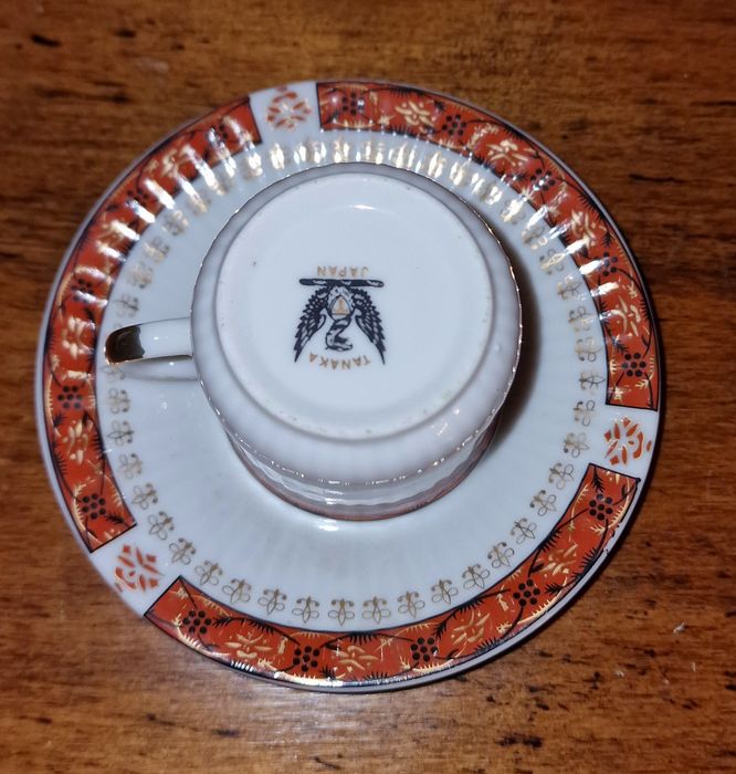 Set de Café (Chávena e Pires) TAKANA Porcelana Japonesa Vintage