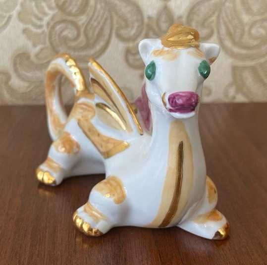 Игрушка "Дракончик" 14 см Дулево