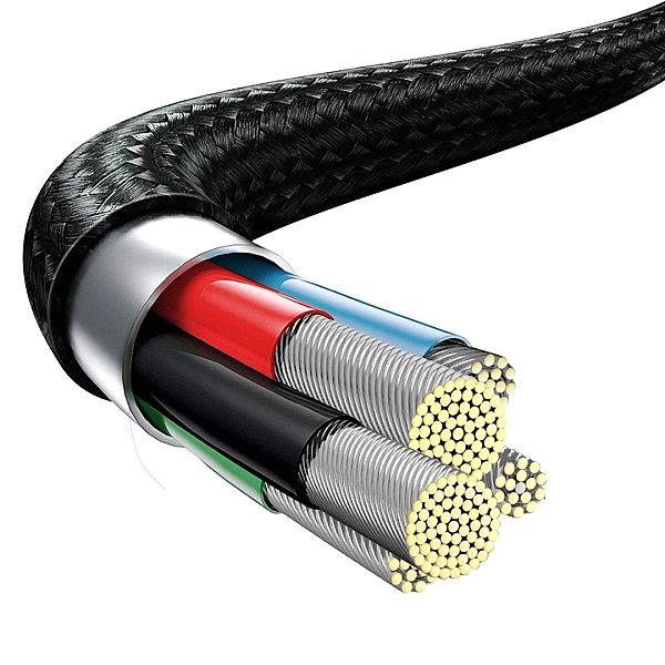 Kabel Baseus Rapid Series 3w1 USB-C - USB-C / Lightning / micro USB 20