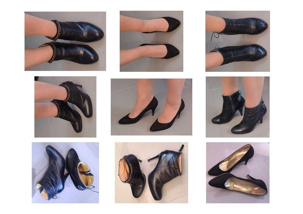 28 pares de sapatos de mulher T 36-1/2 - Entrega incluída