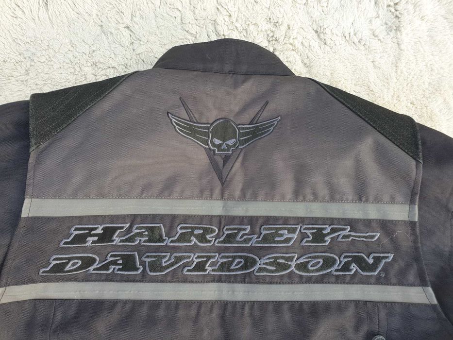 Harley Davidson rozm M Kurtka motocyklowa + ochraniacze- oryginał.