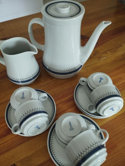 Serviço de café porcelanas de Coimbra