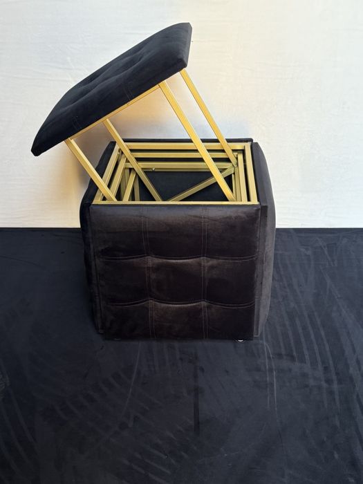 Банкетки 100/70 пуф 5в1 круглий пуф