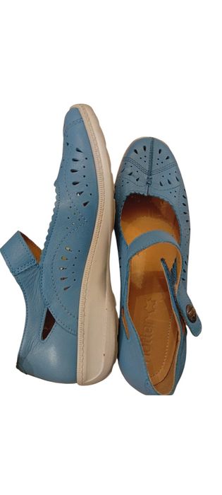 Buty baleriny sandały Hotter skórzane skóra naturalna 41