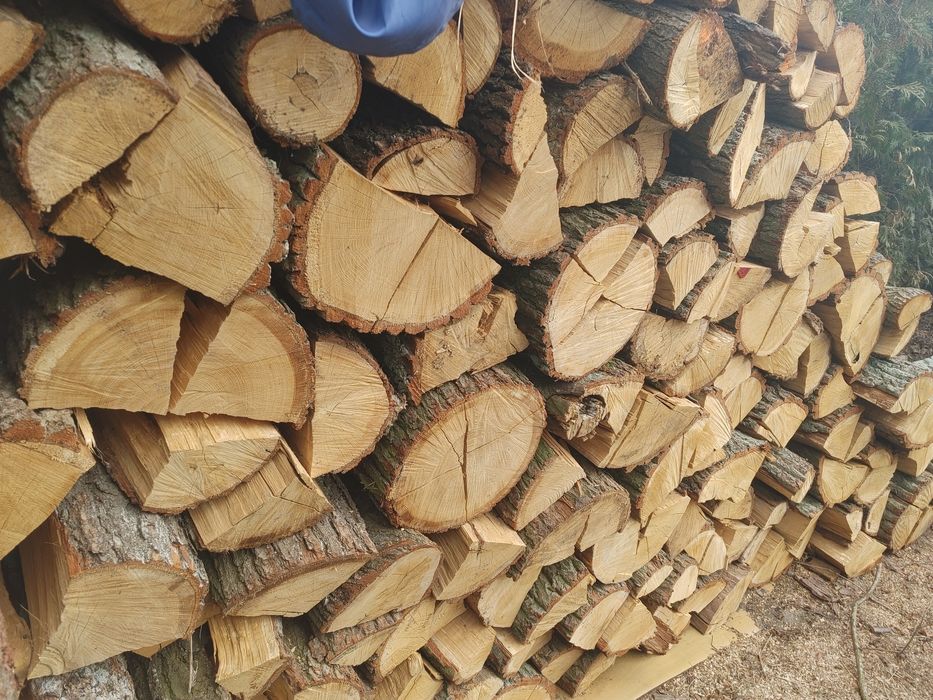 Drewno Opał dąb do kominka pieca kozy