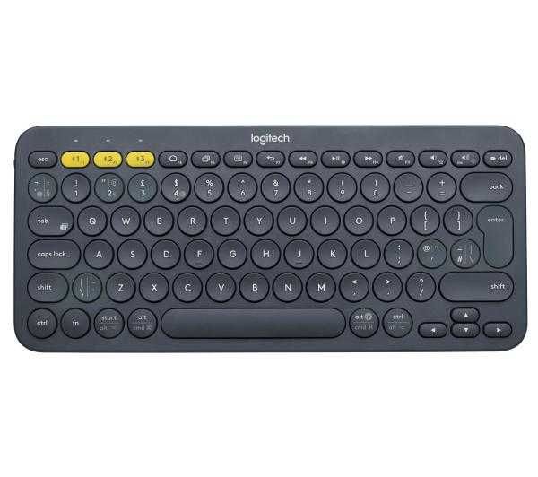 Klawiatura membranowa Logitech K380 - szara