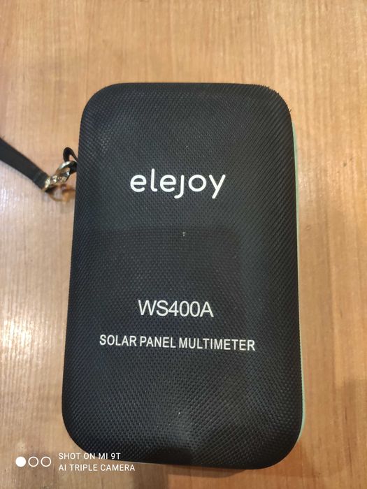 мультиметр для тестування сонячних панелей напруга,сила току ,мощность