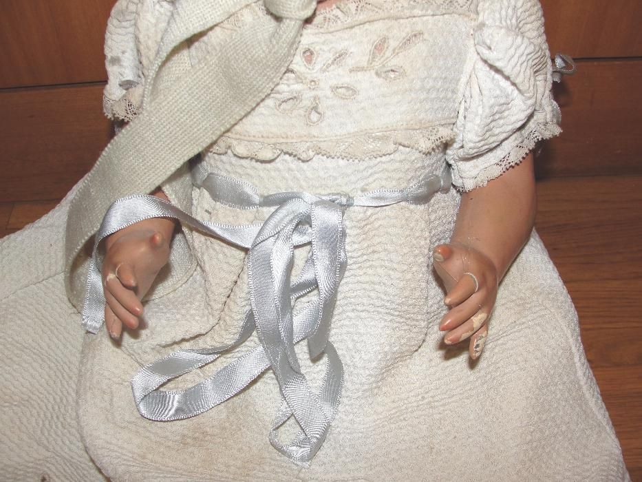 Antigo boneco bébé anos 40/50? com +/- 50cm de altura