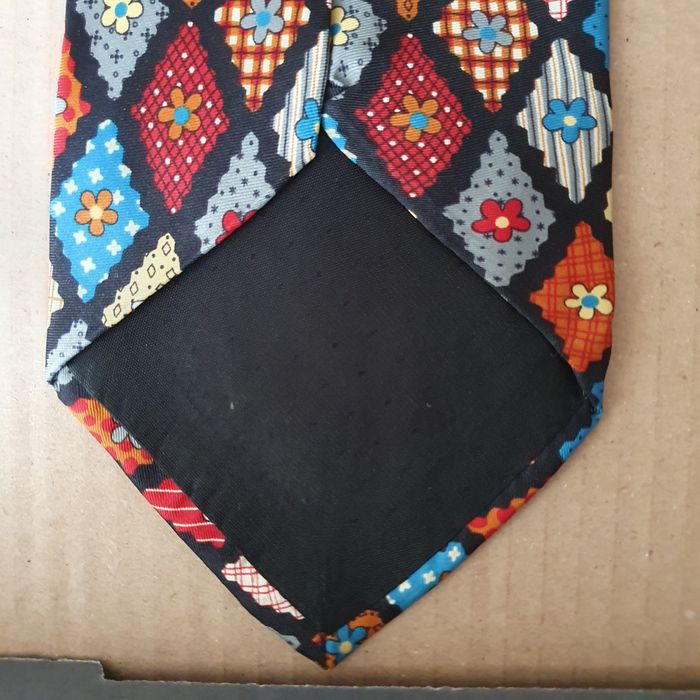 Krawat męski w kwiaty (k-5)OK