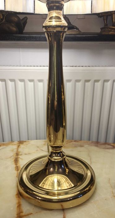 Piękna lampa witrażowa ( Tiffany) wys.65cm,śred.45cm-stan idealny