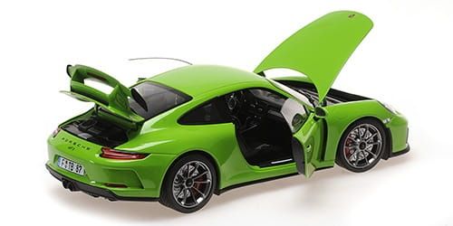 Porsche 911 (991) GT3 Green 2018 Shmee 150 Minichamps 1:18