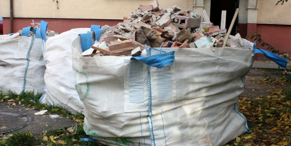 Wywóz gruzu po rozbiórce worki BIG BAG odpady remont utylizacja ŚLĄSK