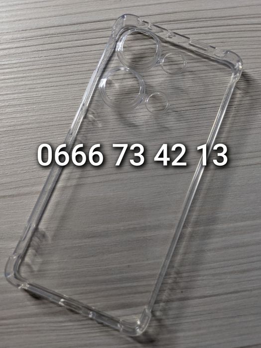 Прозрачный силиконовый чехол  Xiaomi Redmi Note 13 Pro чохол прозорий