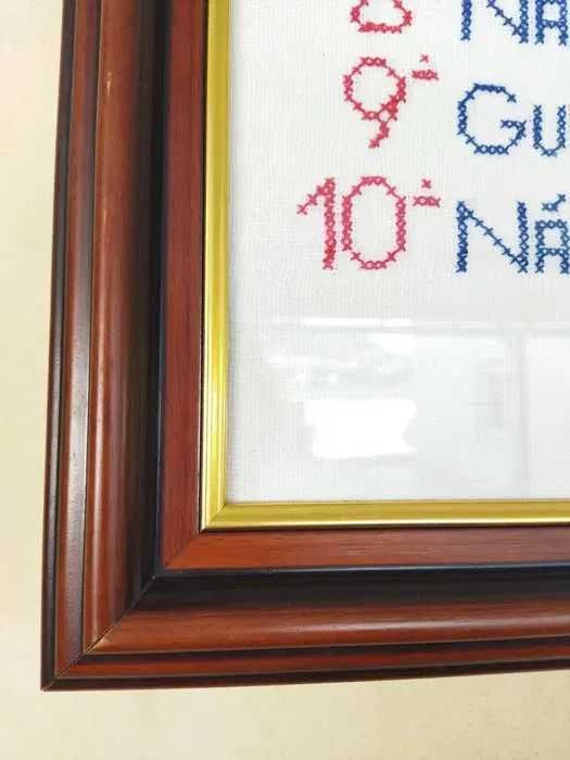 Quadro Manual Ponto de Cruz