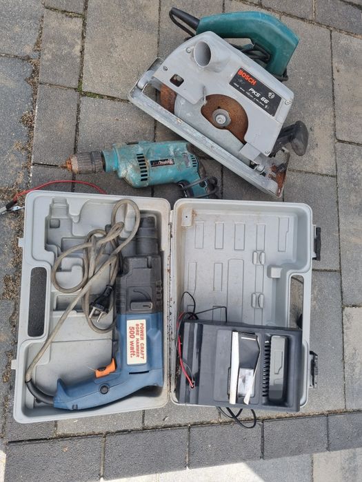 Pakiet elektronarzędzi Makita Bosch Wysyłka