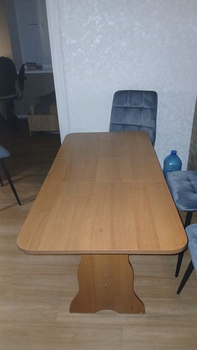 Кухоний стіл 100 на 60 в розкладеному  варіанті 120