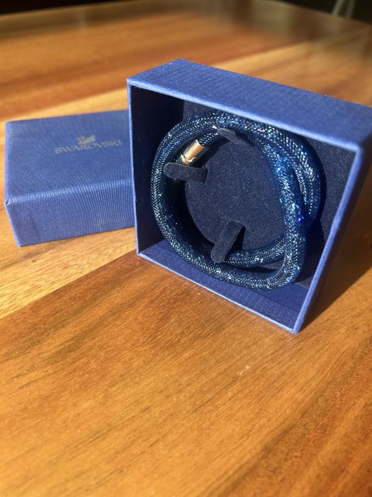 Swarovski Pulseira azul noite - Stardust Double Bracelet