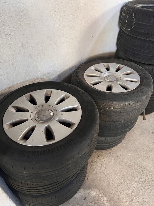 4 Jantes Audi 16” e varios pneus