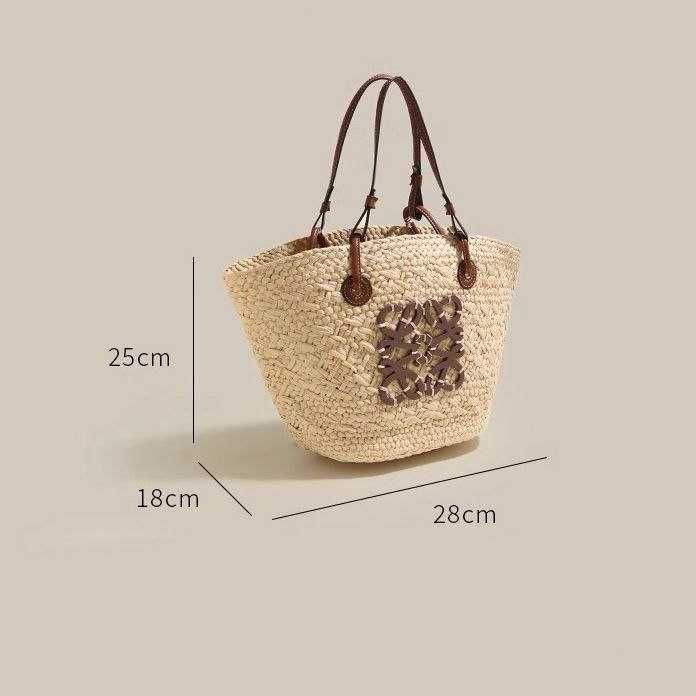 Пляжная сумка Loewe натуральная соломка в наличии