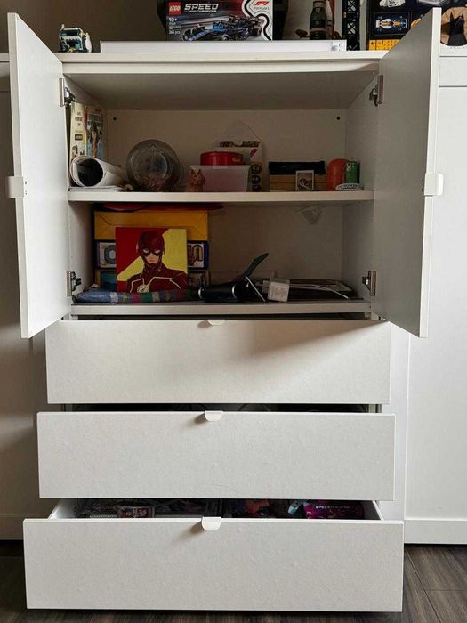 Móvel PLATSA, branco, 80x55x120 cm – IKEA