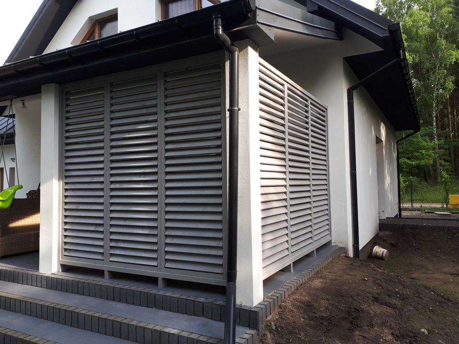 Żaluzje Shuttersy Ruchome Deseczki do Tarasów Altan PRODUCENT !!!