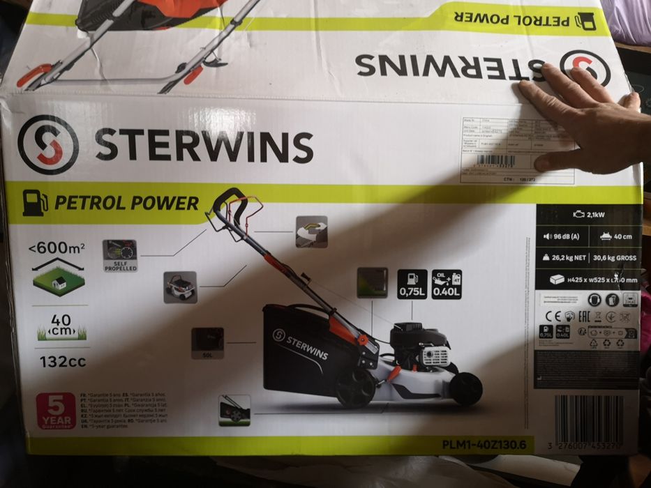 Máquina cortar relva gasolina