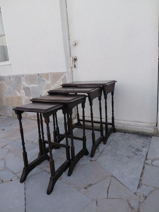 Mesa (4)Mãe  estilo Inglês em madeira maciça