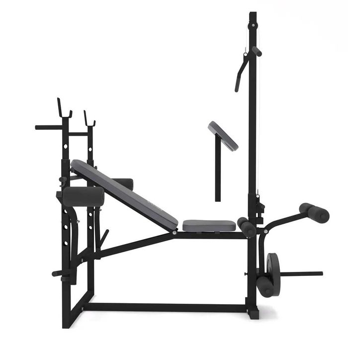 Лава для жиму K70 з тягою та брусами | домашній тренажер 6в1 скамья