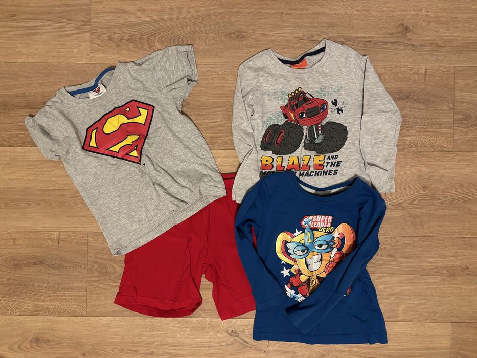 Piżama chłopięca 122 zestaw paka super zings superman blaze